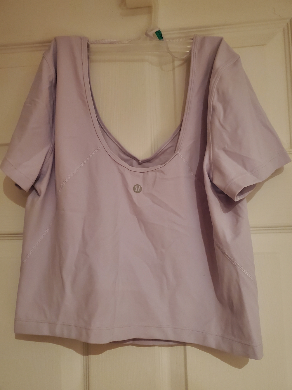 lululemon athletica Women’s Light PinkScoop Neck Top Size 10